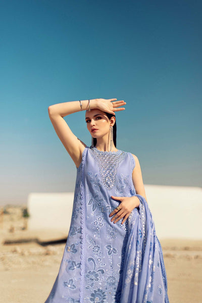 Noor By Saadia Asad | Eid Handwork Laserkari Lawn 24 | D4 -  Noor by Saadia Asad Luxury - Original Designer Dress - House of Maryam