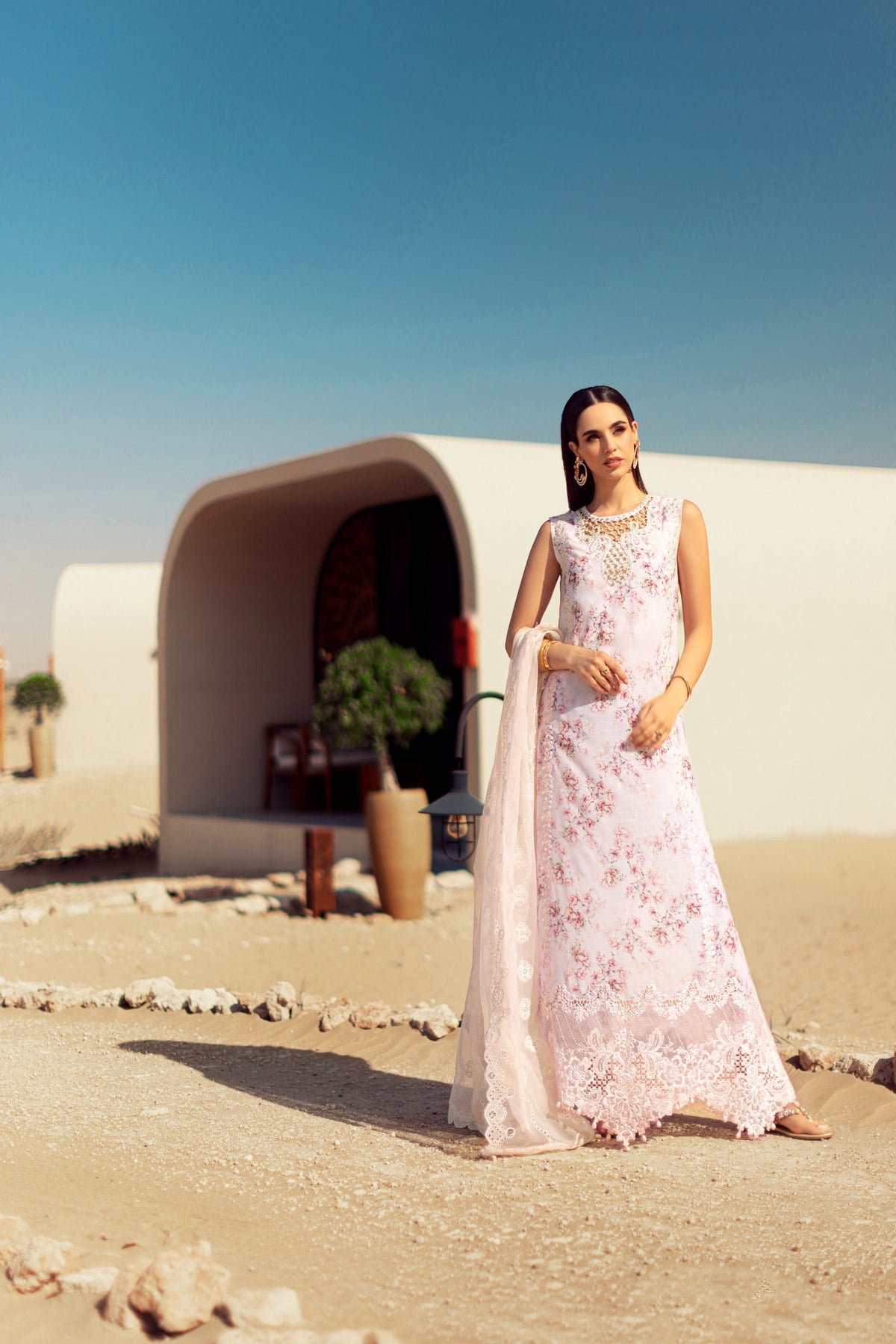 Noor By Saadia Asad | Eid Handwork Laserkari Lawn 24 | D5 -  Noor by Saadia Asad Luxury - Original Designer Dress - House of Maryam
