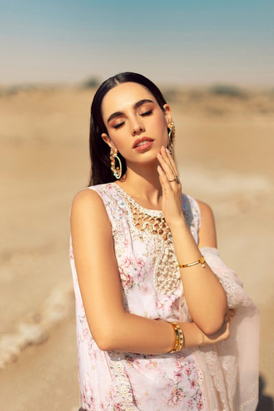 Noor By Saadia Asad | Eid Handwork Laserkari Lawn 24 | D5 -  Noor by Saadia Asad Luxury - Original Designer Dress - House of Maryam