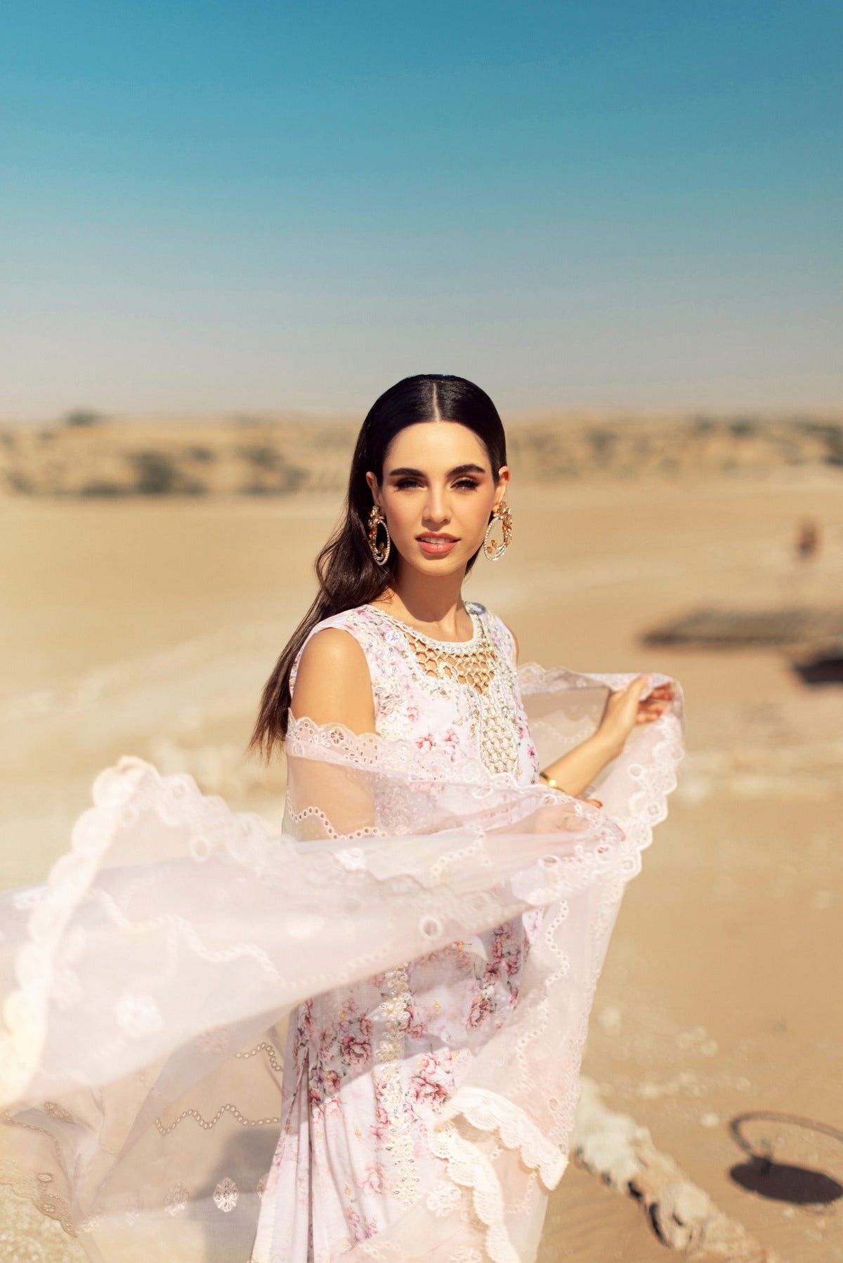 Noor By Saadia Asad | Eid Handwork Laserkari Lawn 24 | D5 -  Noor by Saadia Asad Luxury - Original Designer Dress - House of Maryam