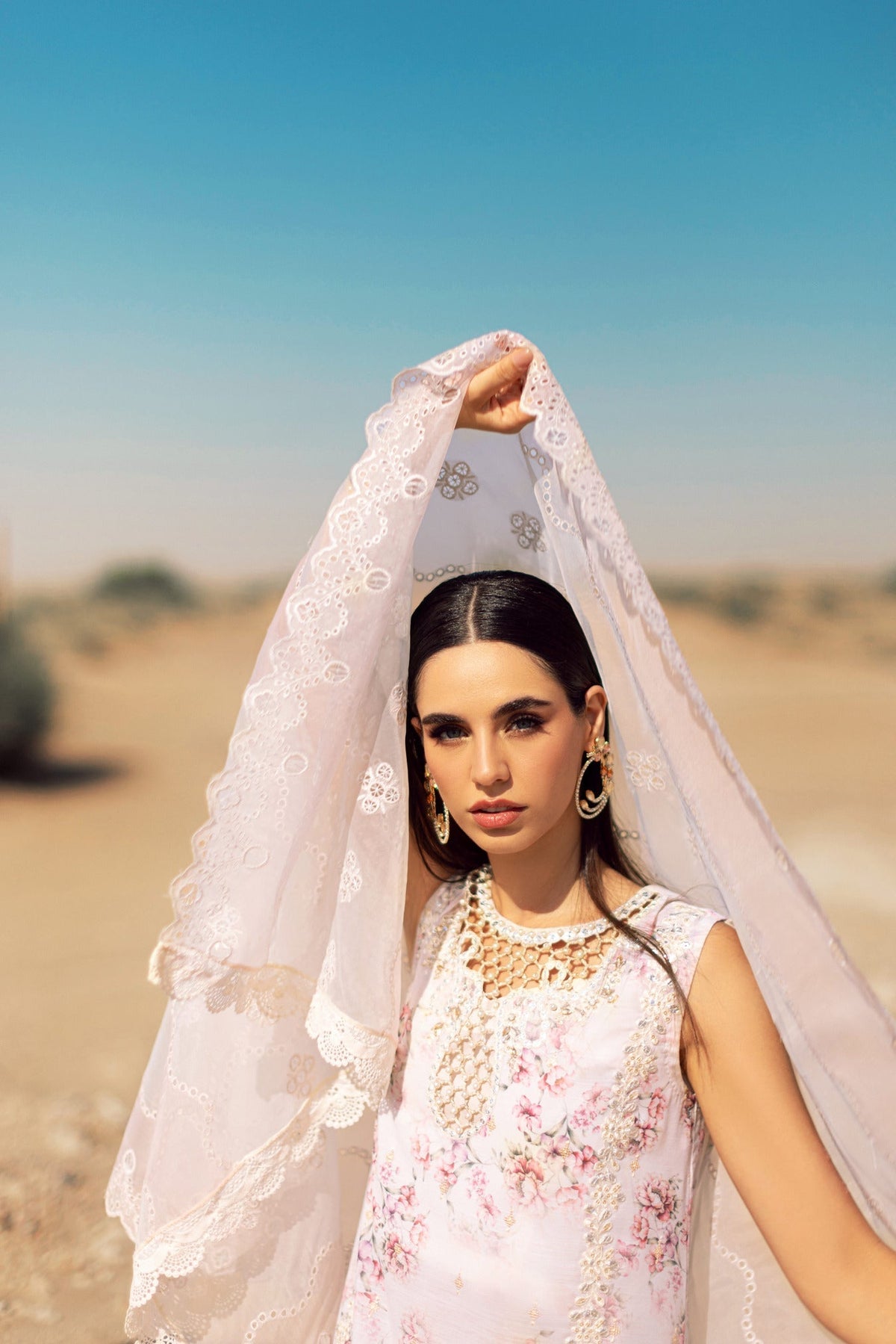 Noor By Saadia Asad | Eid Handwork Laserkari Lawn 24 | D5 -  Noor by Saadia Asad Luxury - Original Designer Dress - House of Maryam