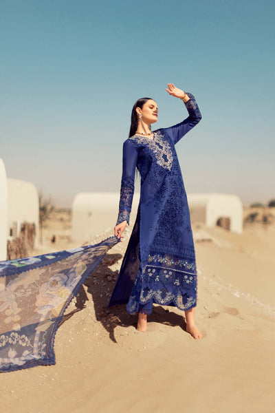 Noor By Saadia Asad | Eid Handwork Laserkari Lawn 24 | D12 -  Noor by Saadia Asad Luxury - Original Designer Dress - House of Maryam