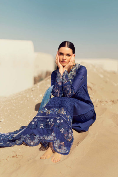 Noor By Saadia Asad | Eid Handwork Laserkari Lawn 24 | D12 -  Noor by Saadia Asad Luxury - Original Designer Dress - House of Maryam