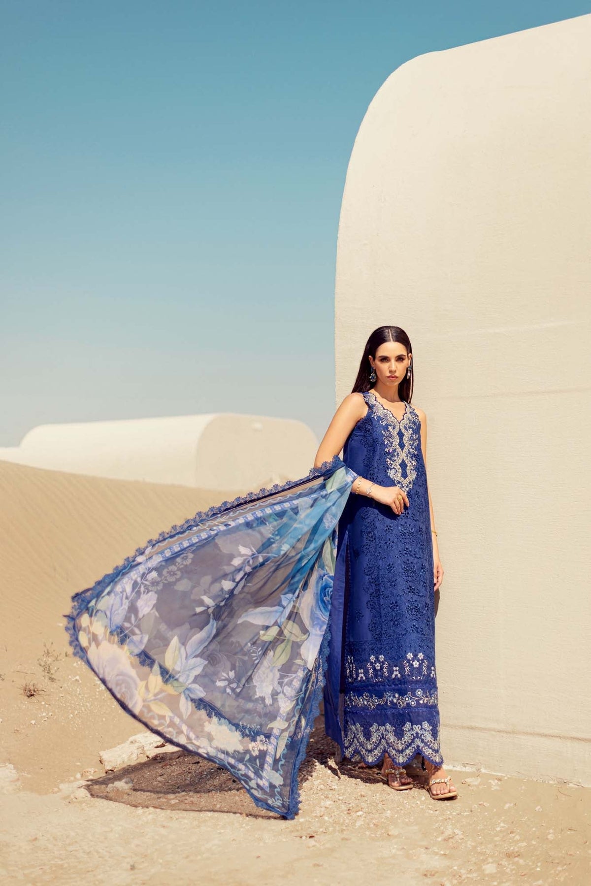 Noor By Saadia Asad | Eid Handwork Laserkari Lawn 24 | D12 -  Noor by Saadia Asad Luxury - Original Designer Dress - House of Maryam