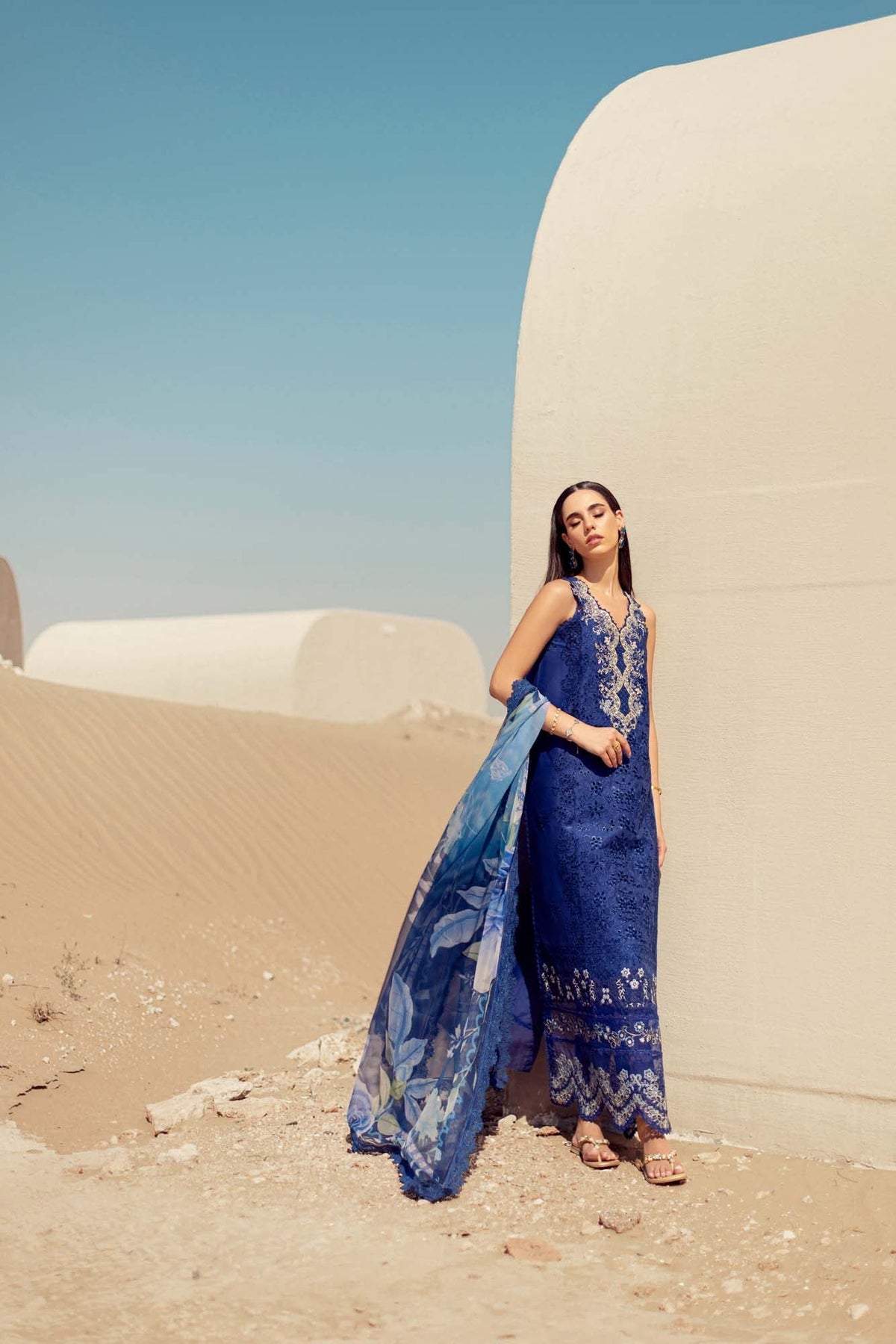 Noor By Saadia Asad | Eid Handwork Laserkari Lawn 24 | D12 -  Noor by Saadia Asad Luxury - Original Designer Dress - House of Maryam