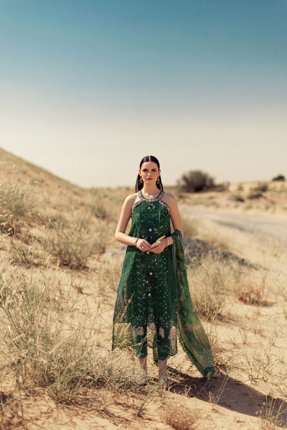 Noor By Saadia Asad | Eid Handwork Laserkari Lawn 24 | D8 -  Noor by Saadia Asad Luxury - Original Designer Dress - House of Maryam