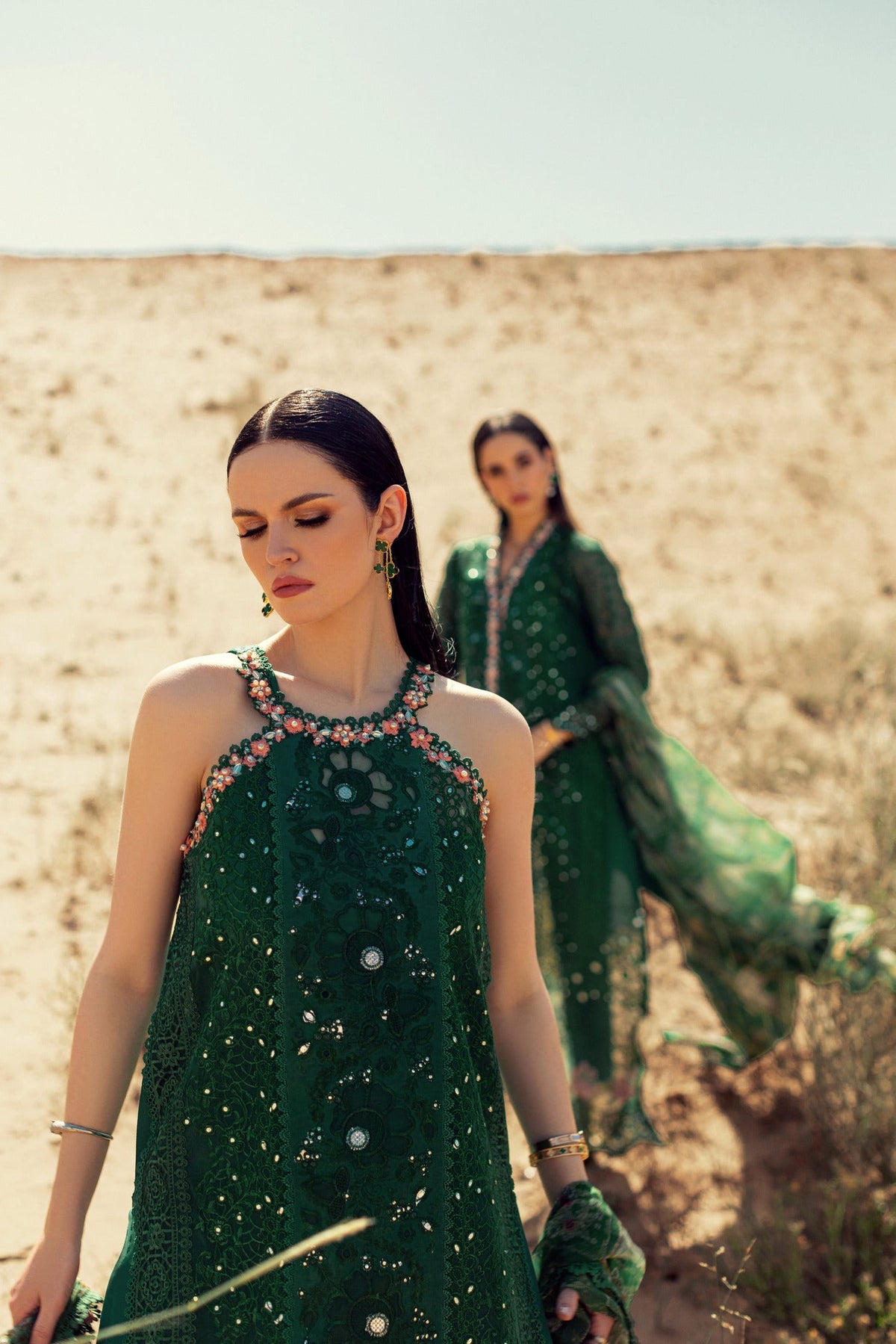Noor By Saadia Asad | Eid Handwork Laserkari Lawn 24 | D8 -  Noor by Saadia Asad Luxury - Original Designer Dress - House of Maryam