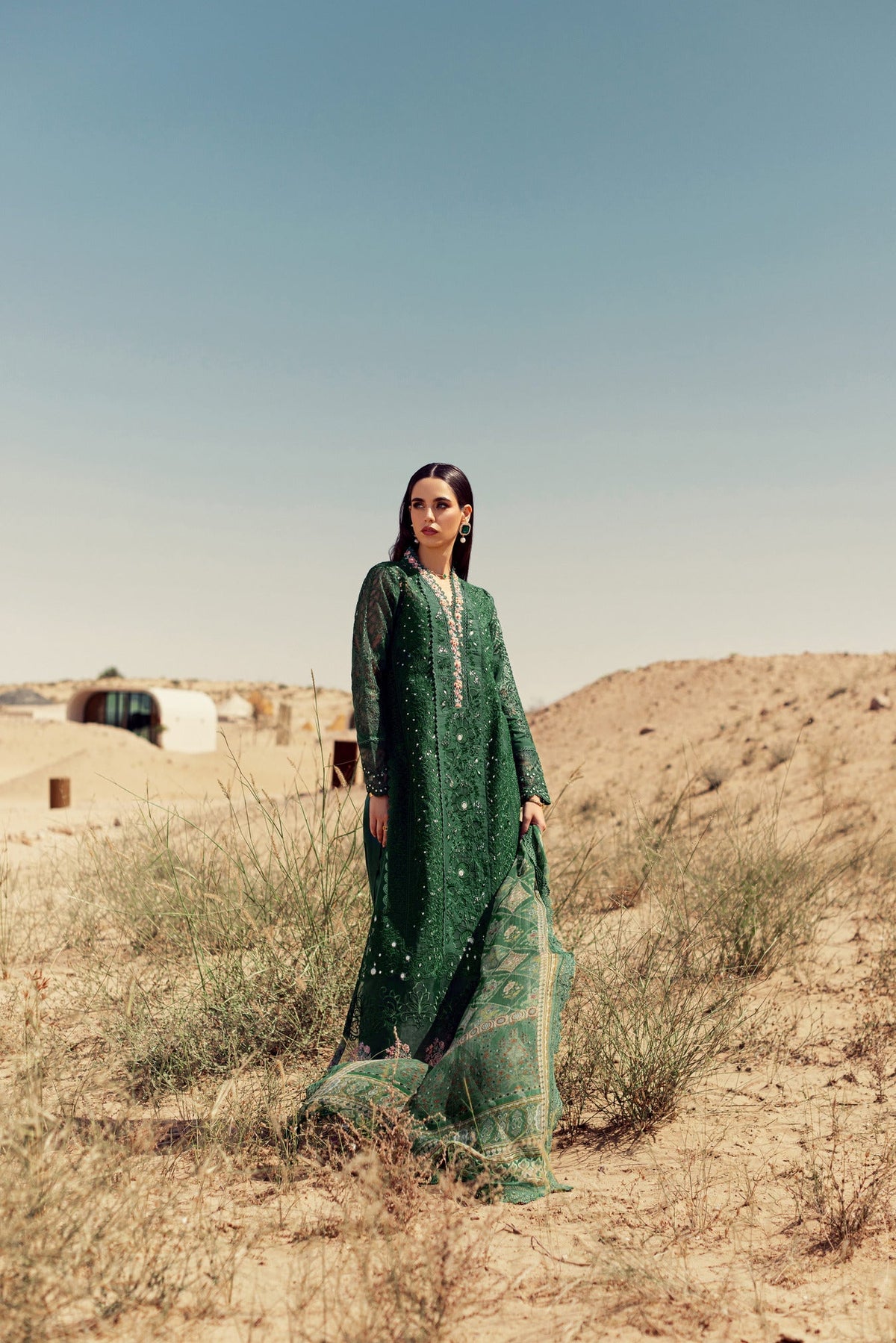 Noor By Saadia Asad | Eid Handwork Laserkari Lawn 24 | D8 -  Noor by Saadia Asad Luxury - Original Designer Dress - House of Maryam