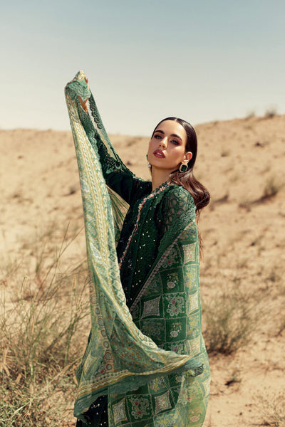 Noor By Saadia Asad | Eid Handwork Laserkari Lawn 24 | D8 -  Noor by Saadia Asad Luxury - Original Designer Dress - House of Maryam