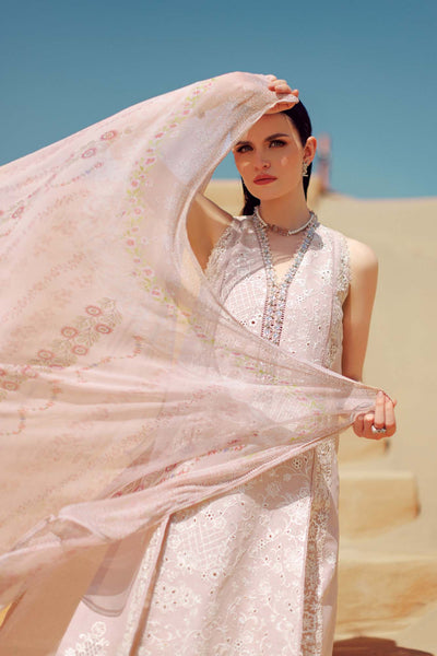 Noor By Saadia Asad | Eid Handwork Laserkari Lawn 24 | D7 -  Noor by Saadia Asad Luxury - Original Designer Dress - House of Maryam