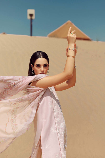 Noor By Saadia Asad | Eid Handwork Laserkari Lawn 24 | D7 -  Noor by Saadia Asad Luxury - Original Designer Dress - House of Maryam