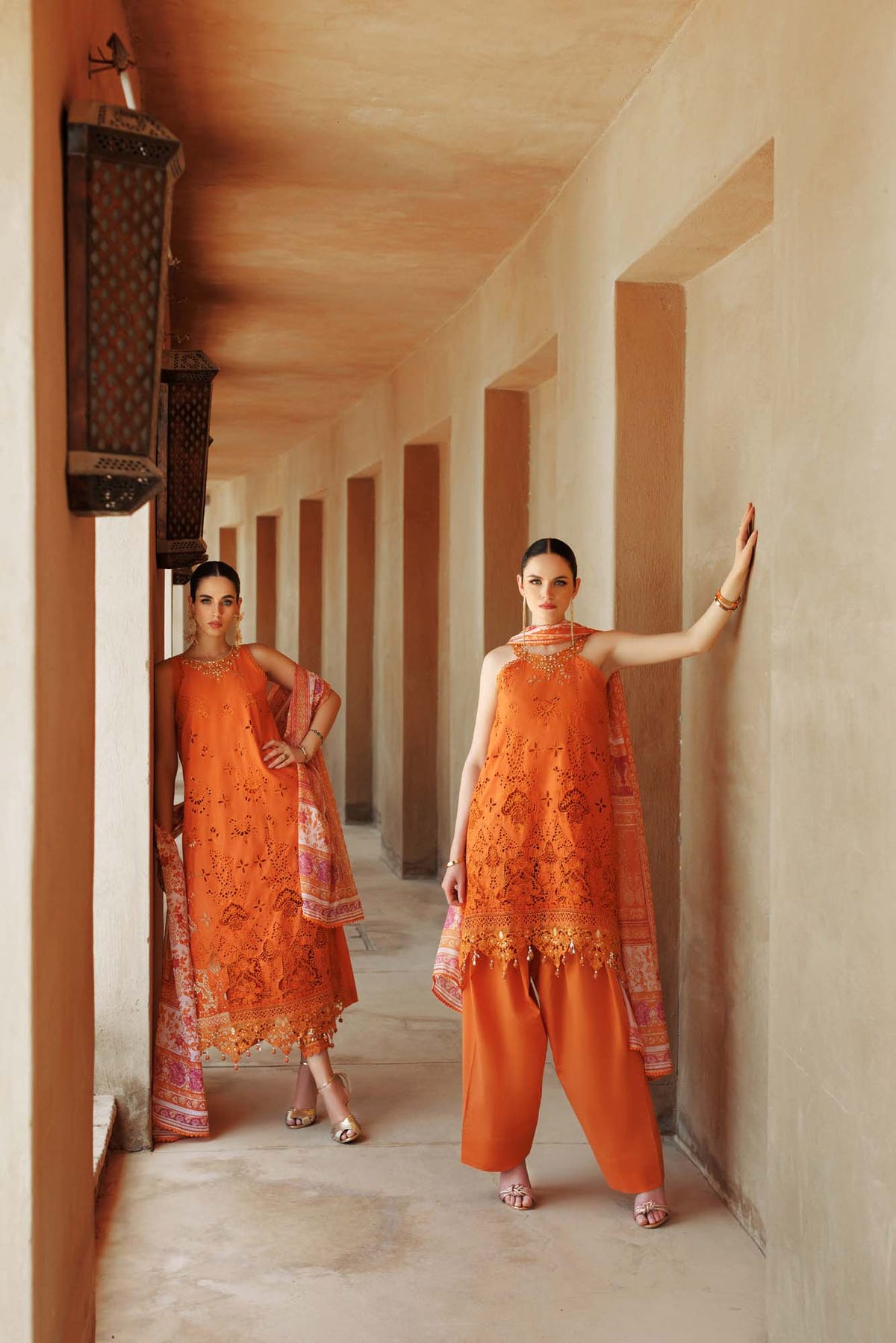 Noor By Saadia Asad | Eid Handwork Laserkari Lawn 24 | D11 -  Noor by Saadia Asad Luxury - Original Designer Dress - House of Maryam
