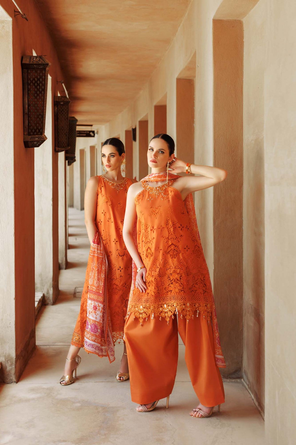 Noor By Saadia Asad | Eid Handwork Laserkari Lawn 24 | D11 -  Noor by Saadia Asad Luxury - Original Designer Dress - House of Maryam