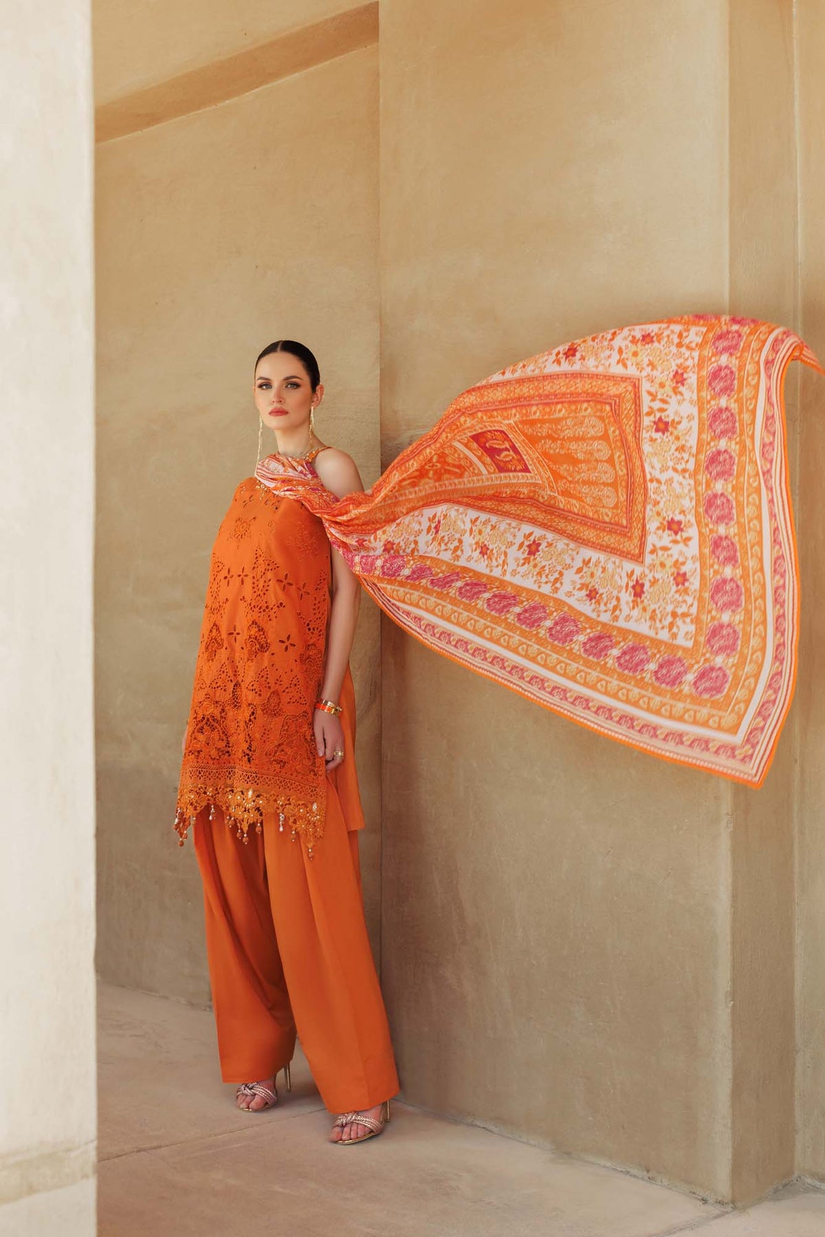 Noor By Saadia Asad | Eid Handwork Laserkari Lawn 24 | D11 -  Noor by Saadia Asad Luxury - Original Designer Dress - House of Maryam