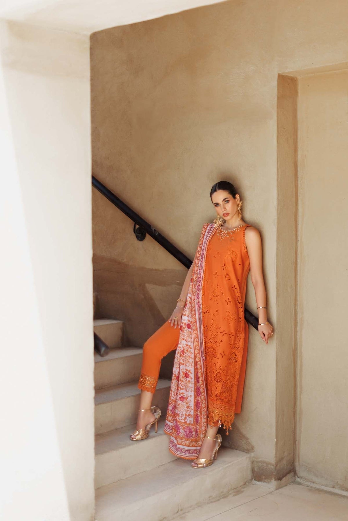 Noor By Saadia Asad | Eid Handwork Laserkari Lawn 24 | D11 -  Noor by Saadia Asad Luxury - Original Designer Dress - House of Maryam