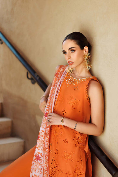 Noor By Saadia Asad | Eid Handwork Laserkari Lawn 24 | D11 -  Noor by Saadia Asad Luxury - Original Designer Dress - House of Maryam