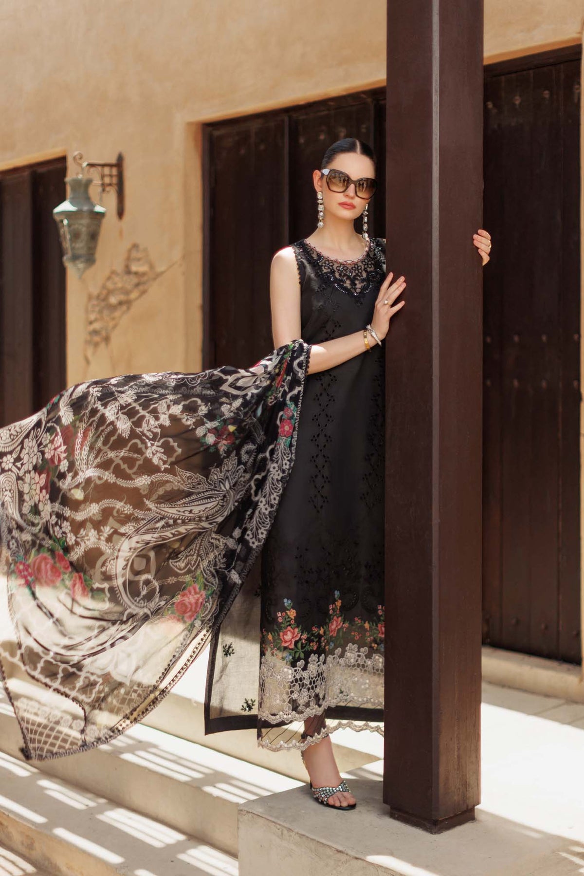 Noor By Saadia Asad | Eid Handwork Laserkari Lawn 24 | D6 -  Noor by Saadia Asad Luxury - Original Designer Dress - House of Maryam