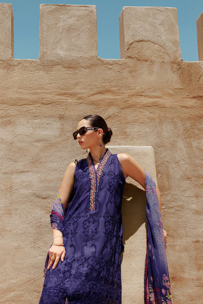 Noor By Saadia Asad | Eid Handwork Laserkari Lawn 24 | D3 -  Noor by Saadia Asad Luxury - Original Designer Dress - House of Maryam