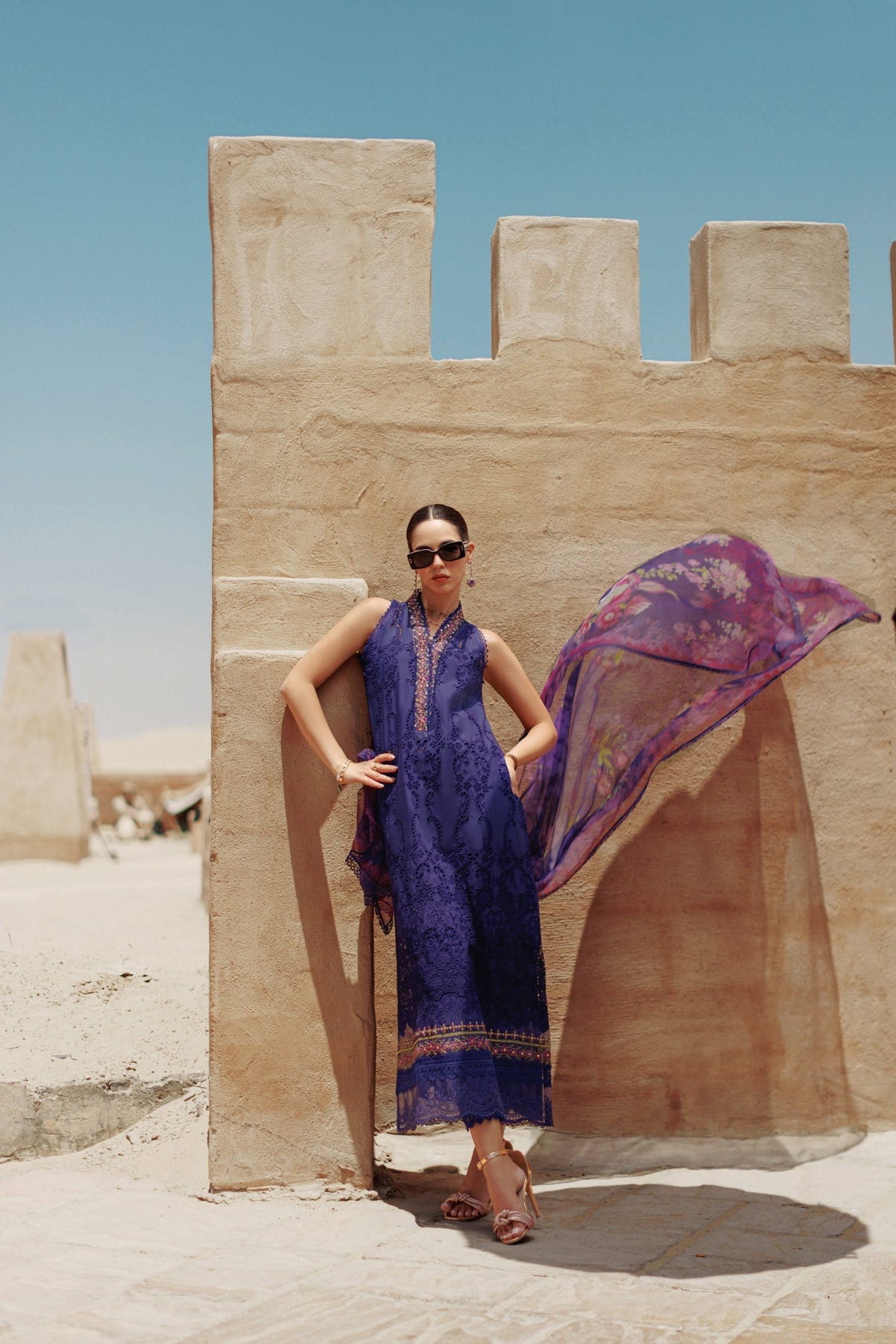 Noor By Saadia Asad | Eid Handwork Laserkari Lawn 24 | D3 -  Noor by Saadia Asad Luxury - Original Designer Dress - House of Maryam