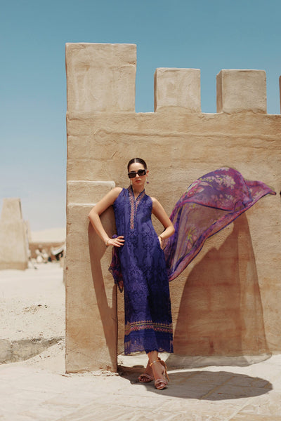 Noor By Saadia Asad | Eid Handwork Laserkari Lawn 24 | D3 -  Noor by Saadia Asad Luxury - Original Designer Dress - House of Maryam