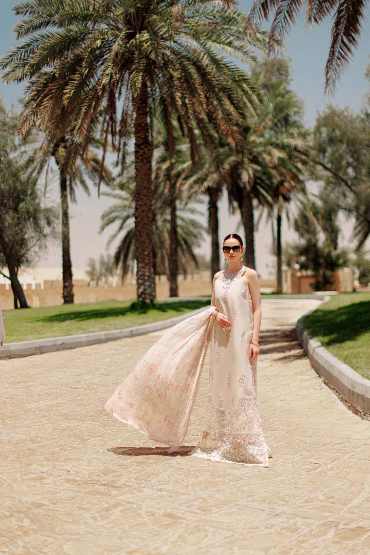 Noor By Saadia Asad | Eid Handwork Laserkari Lawn 24 | D2 -  Noor by Saadia Asad Luxury - Original Designer Dress - House of Maryam
