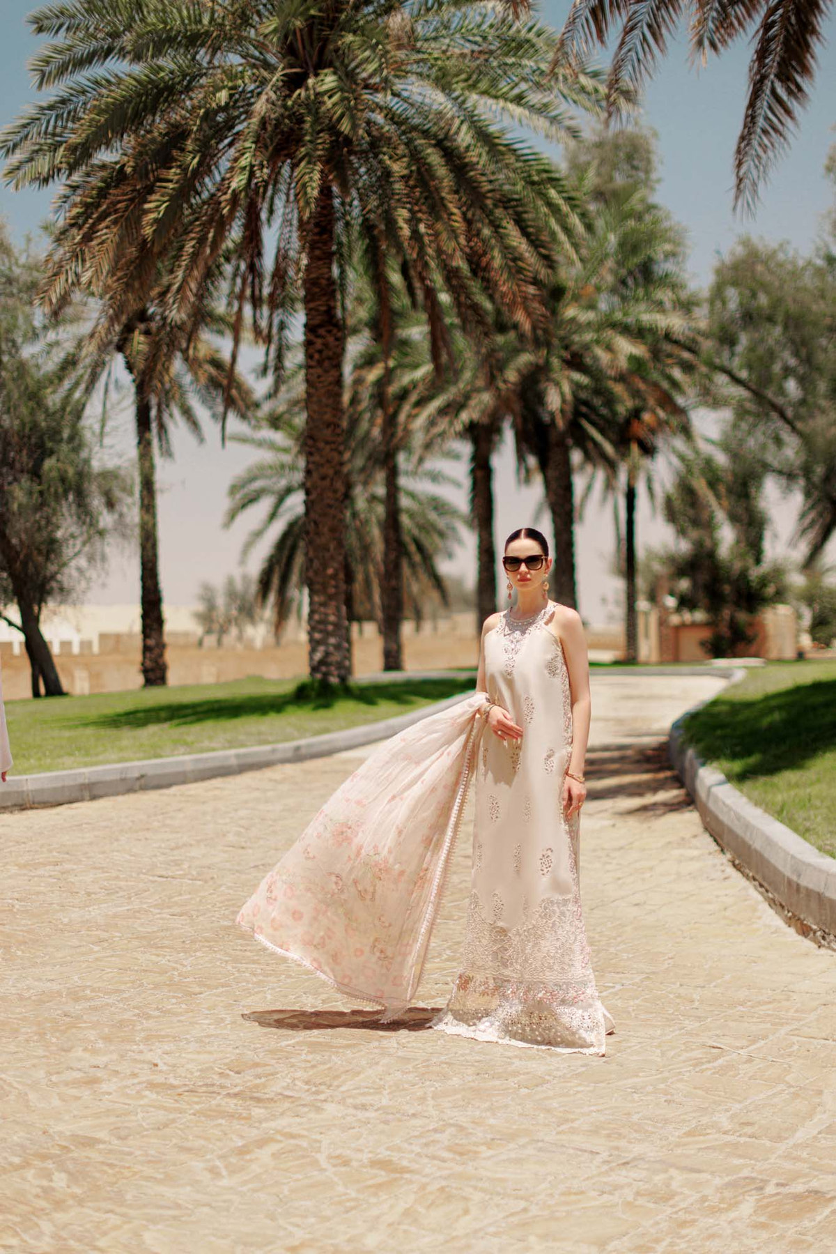 Noor By Saadia Asad | Eid Handwork Laserkari Lawn 24 | D2 -  Noor by Saadia Asad Luxury - Original Designer Dress - House of Maryam