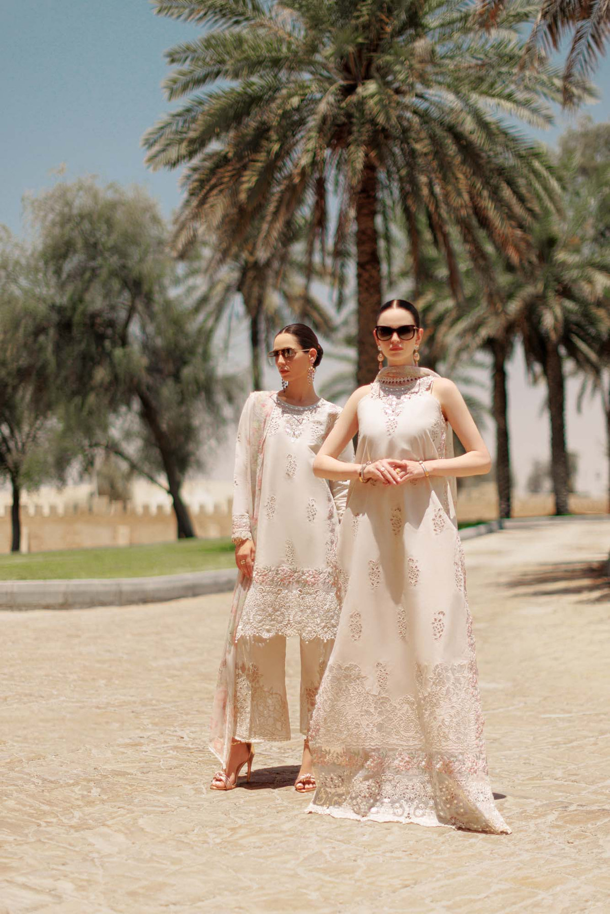 Noor By Saadia Asad | Eid Handwork Laserkari Lawn 24 | D2 -  Noor by Saadia Asad Luxury - Original Designer Dress - House of Maryam