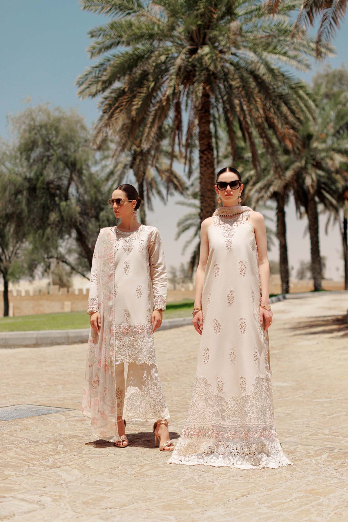 Noor By Saadia Asad | Eid Handwork Laserkari Lawn 24 | D2 -  Noor by Saadia Asad Luxury - Original Designer Dress - House of Maryam