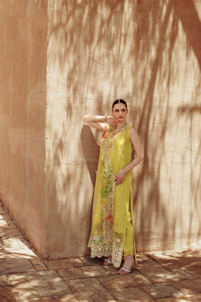 Noor By Saadia Asad | Eid Handwork Laserkari Lawn 24 | D1 -  Noor by Saadia Asad Luxury - Original Designer Dress - House of Maryam
