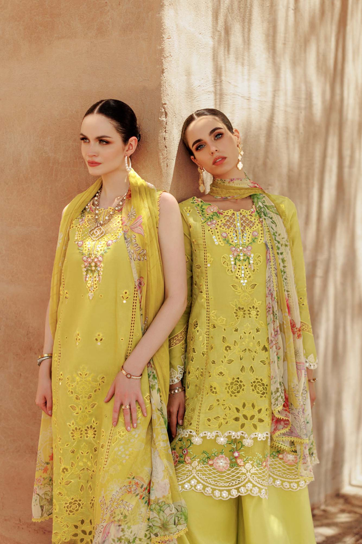 Noor By Saadia Asad | Eid Handwork Laserkari Lawn 24 | D1 -  Noor by Saadia Asad Luxury - Original Designer Dress - House of Maryam