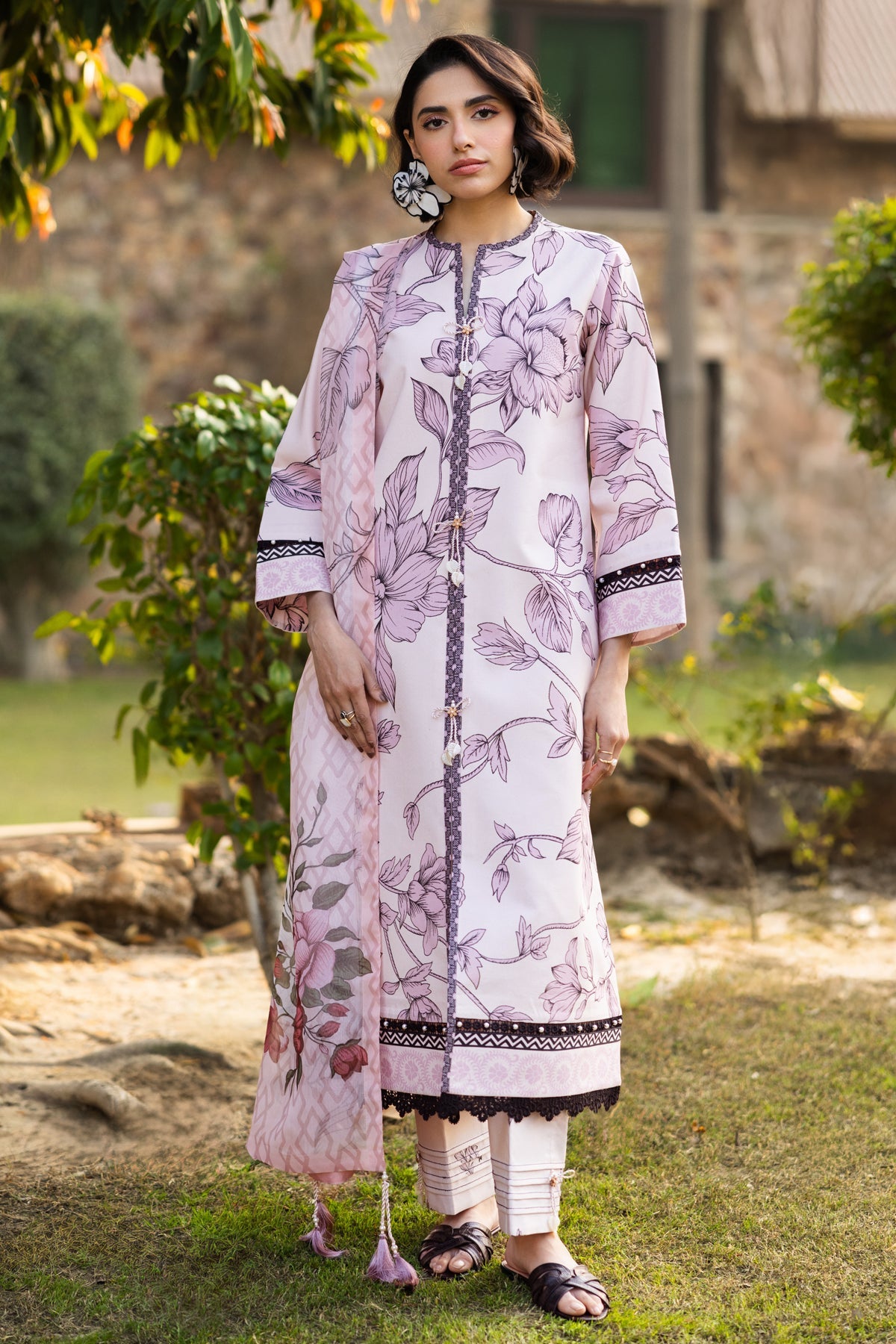 Alizeh | Sheen Lawn Prints 25 | AF-PL-6036-Rafaello -  Alizeh Ladies Clothes - Original Designer Dress - House of Maryam
