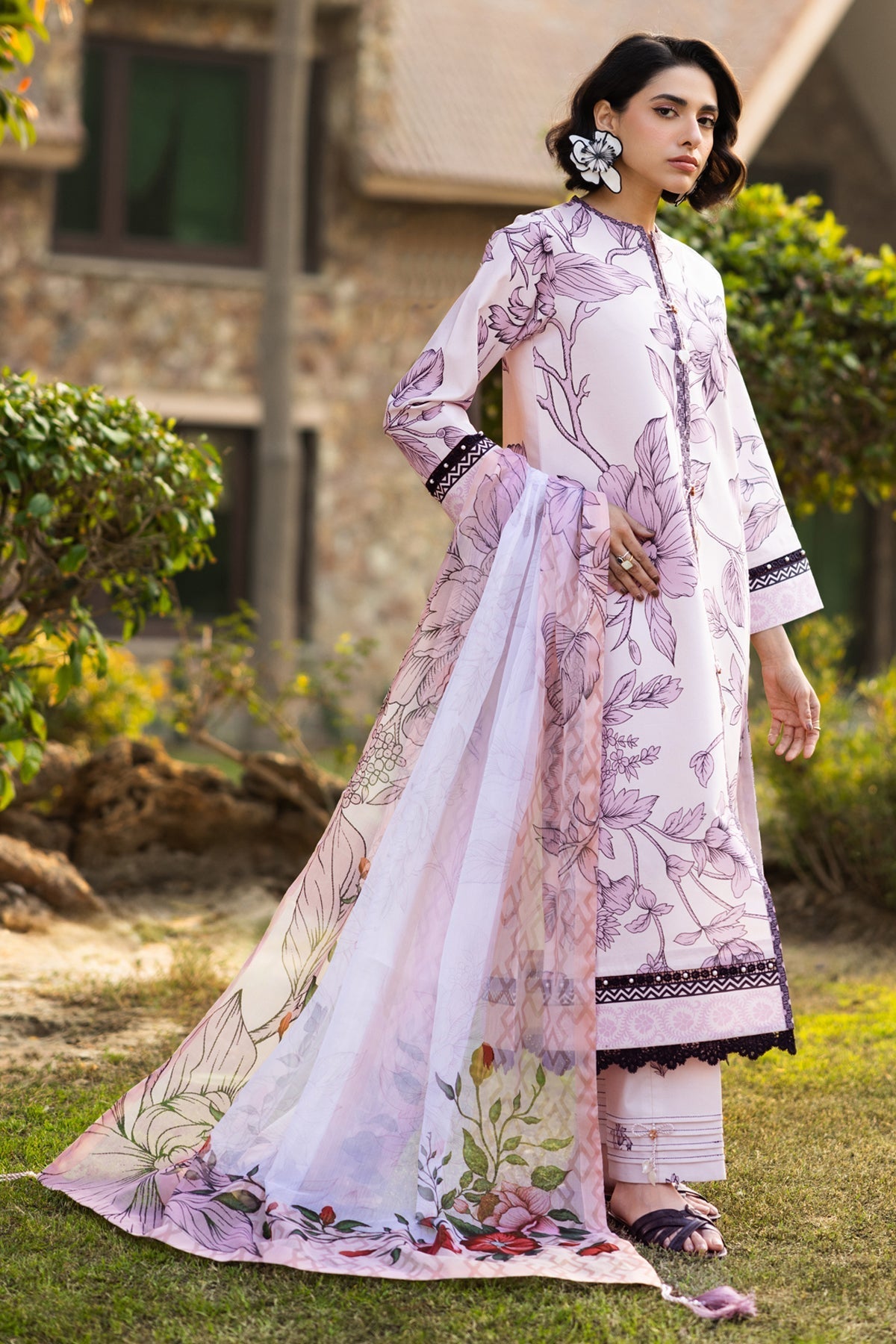 Alizeh | Sheen Lawn Prints 25 | AF-PL-6036-Rafaello -  Alizeh Ladies Clothes -  House of Maryam