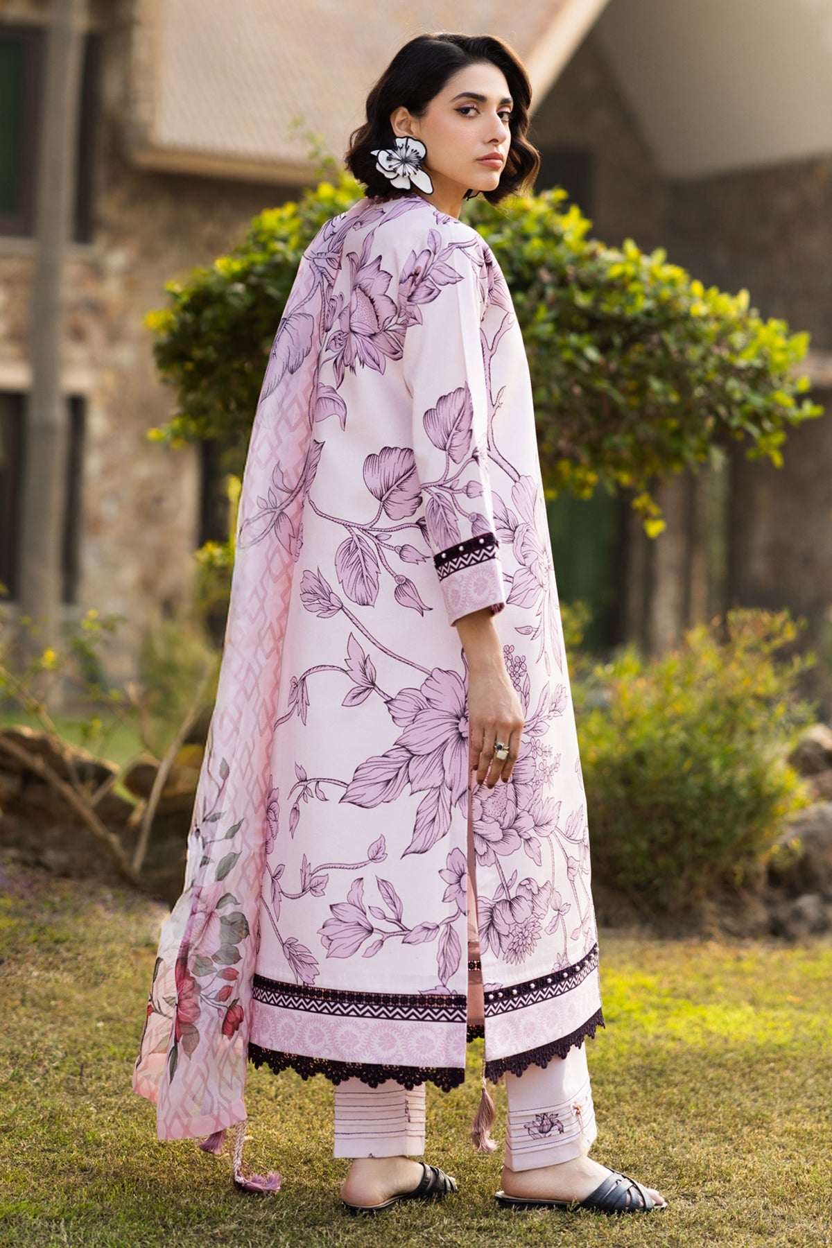 Alizeh | Sheen Lawn Prints 25 | AF-PL-6036-Rafaello -  Alizeh Ladies Clothes - Original Designer Dress - House of Maryam