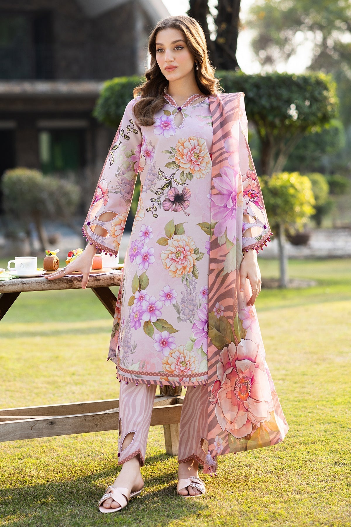 Alizeh | Sheen Lawn Prints 25 | AF-PL-6033-Tuscany -  Alizeh Ladies Clothes - Original Designer Dress - House of Maryam