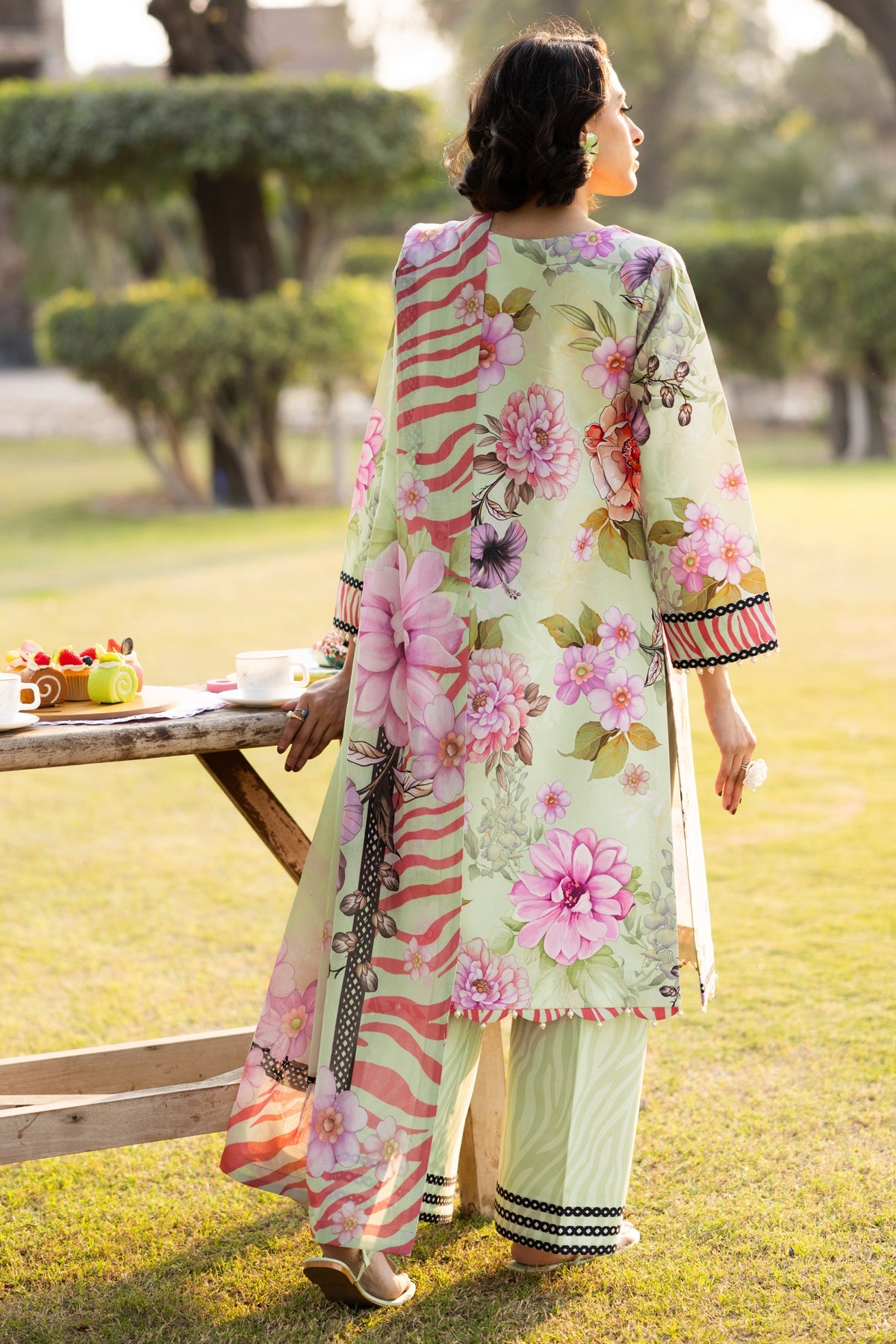 Alizeh | Sheen Lawn Prints 25 | AF-PL-6034-Cleo -  Alizeh Ladies Clothes - Original Designer Dress - House of Maryam