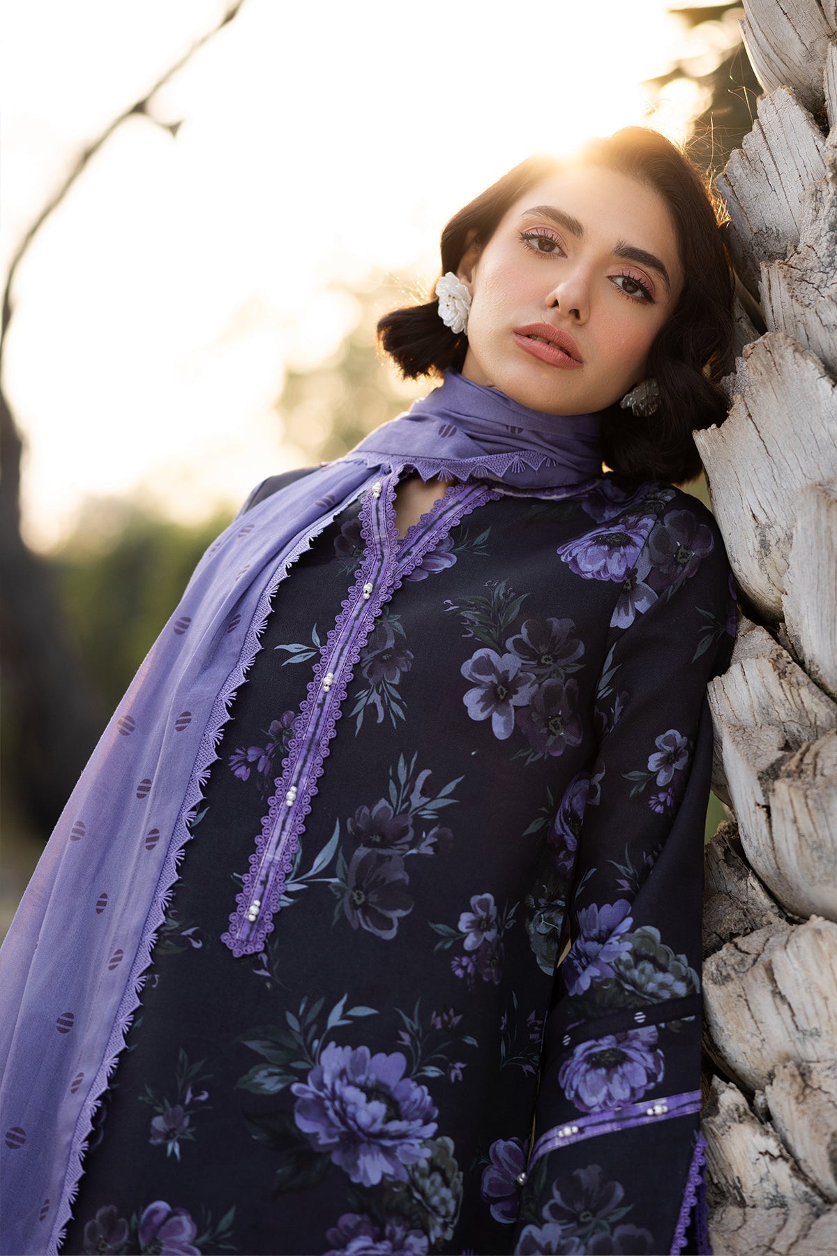 Alizeh | Sheen Lawn Prints 25 | AF-PL-6028-Bluebell -  Alizeh Ladies Clothes -  House of Maryam