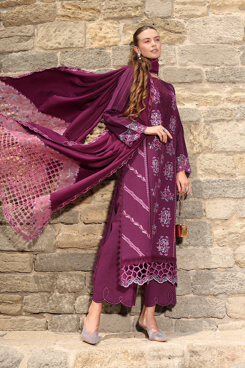 Rangrasiya | Carnation Luxury Shawl Edit | Affogato-5