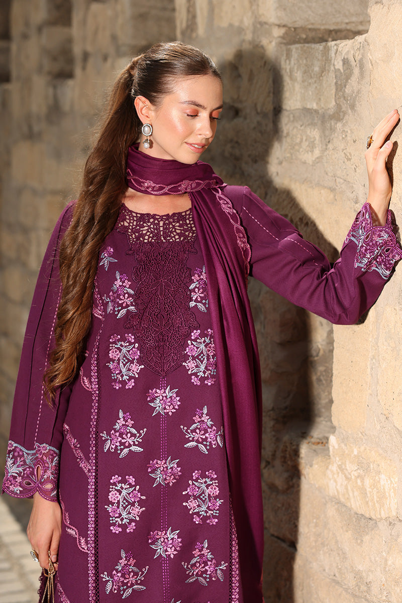 Rangrasiya | Carnation Luxury Shawl Edit | Affogato-4