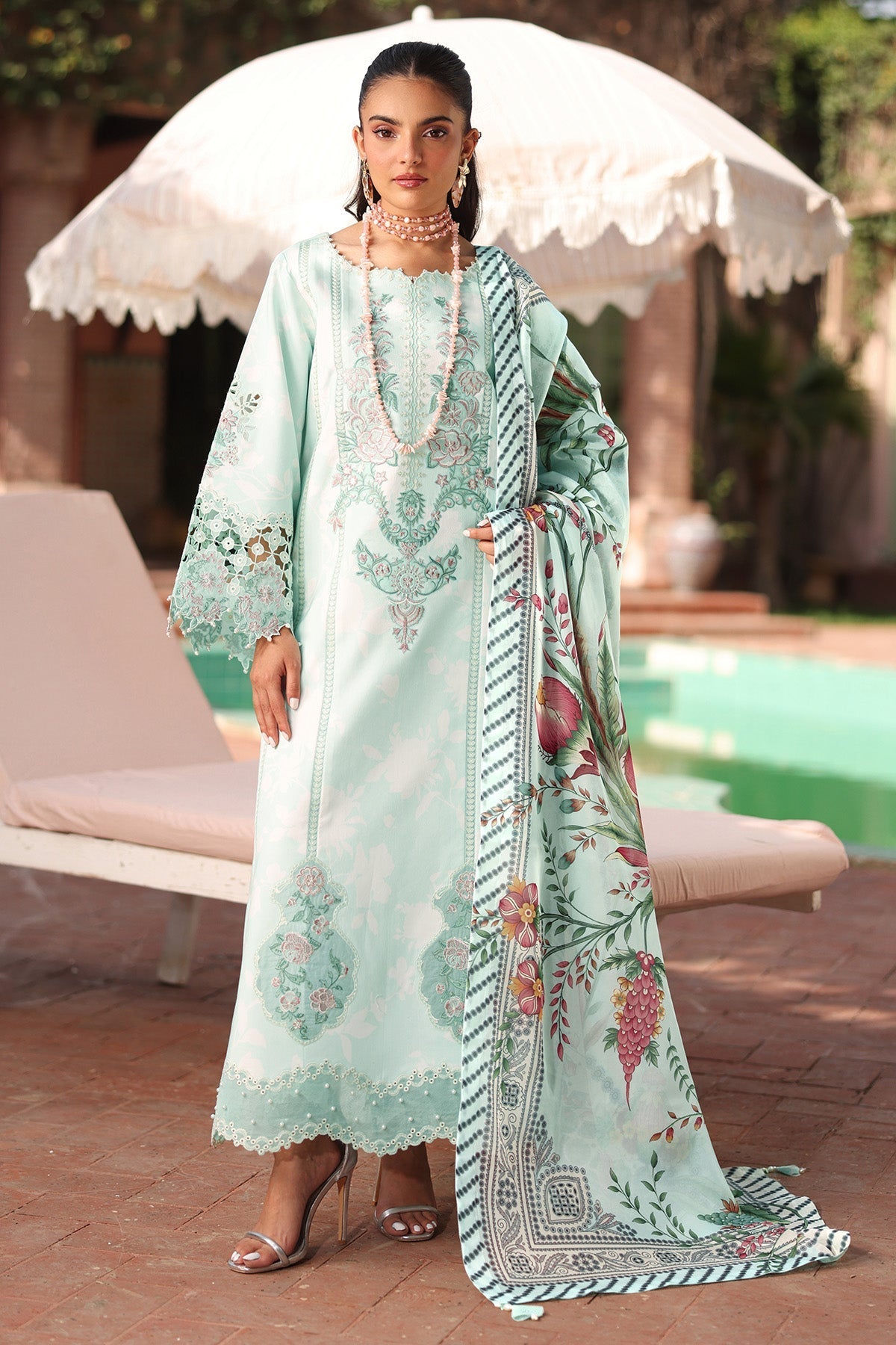 Alizeh | Embroidered Printed Festive Edit 25 |AF-EPL-7031-MIREGA -  Alizeh Ladies Clothes - Original Designer Dress - House of Maryam
