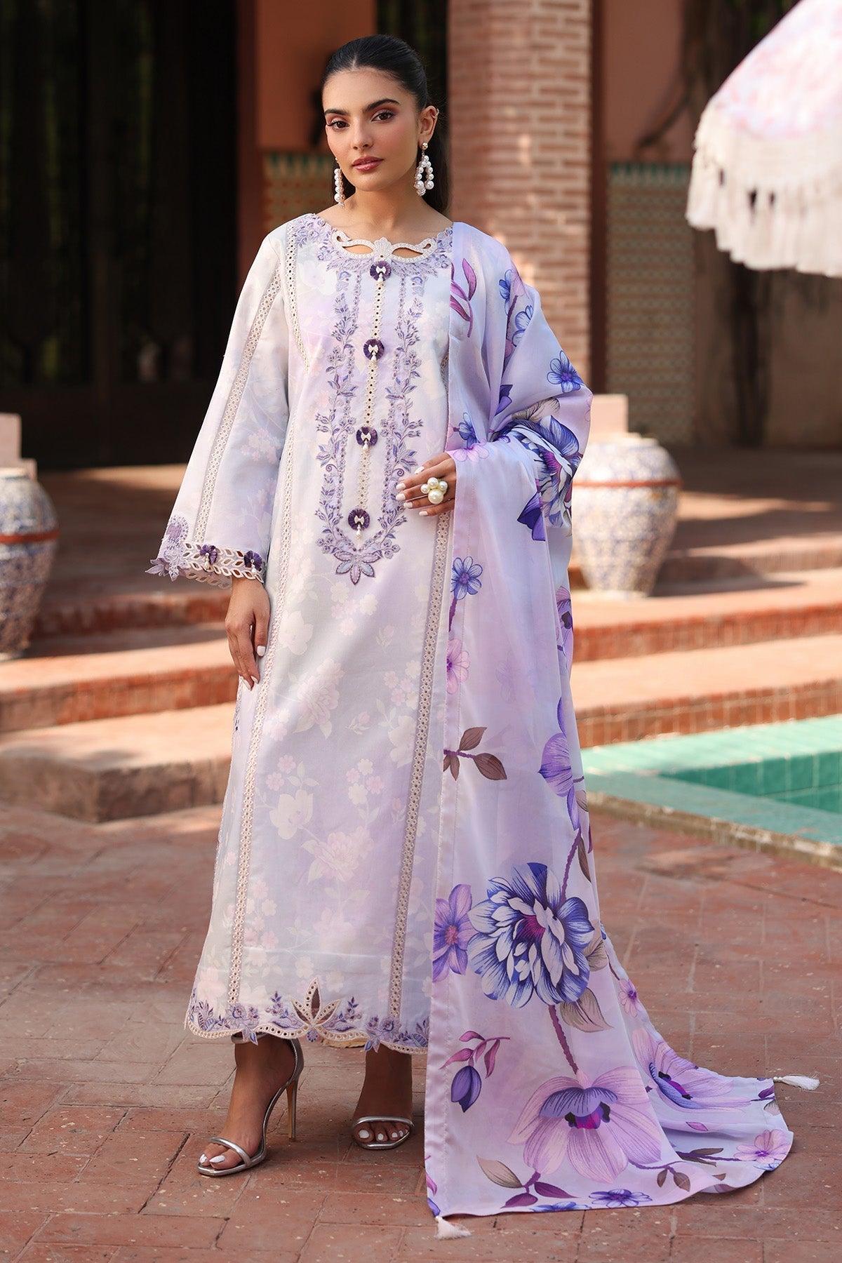Alizeh | Embroidered Printed Festive Edit 25 | AF-EPL-7039-PRESTA -  Alizeh Ladies Clothes - Original Designer Dress - House of Maryam