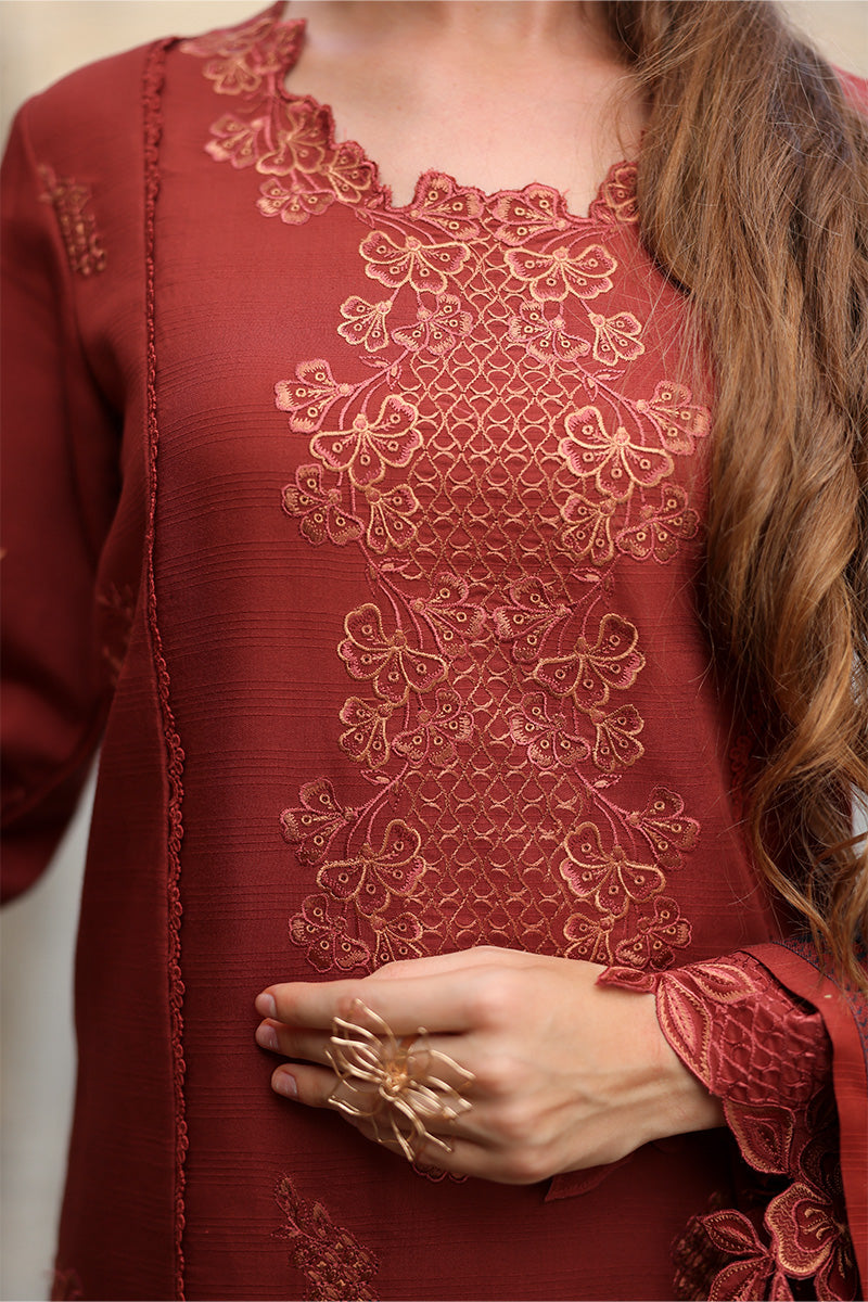 Rangrasiya | Carnation Luxury Shawl Edit | Cardamom by Rang Rasiya, image 3