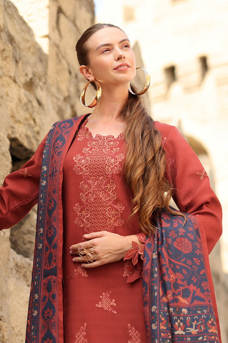 Rangrasiya | Carnation Luxury Shawl Edit | Cardamom-4