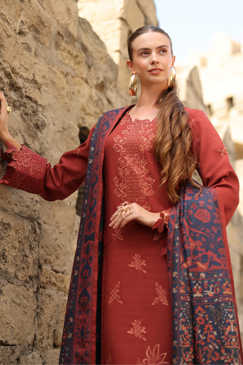 Rangrasiya | Carnation Luxury Shawl Edit | Cardamom-5