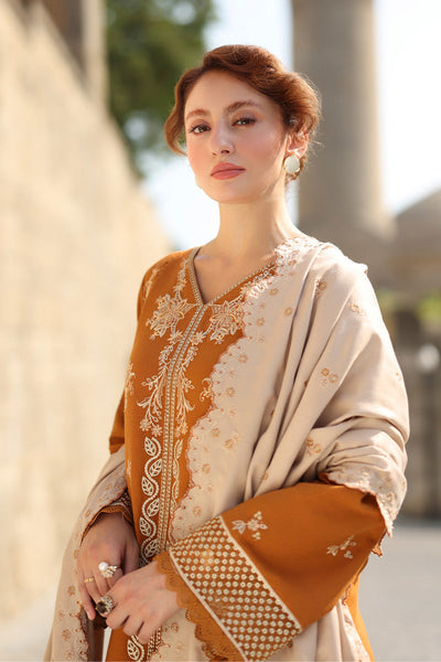 Rangrasiya | Carnation Luxury Shawl Edit | Cappuccino