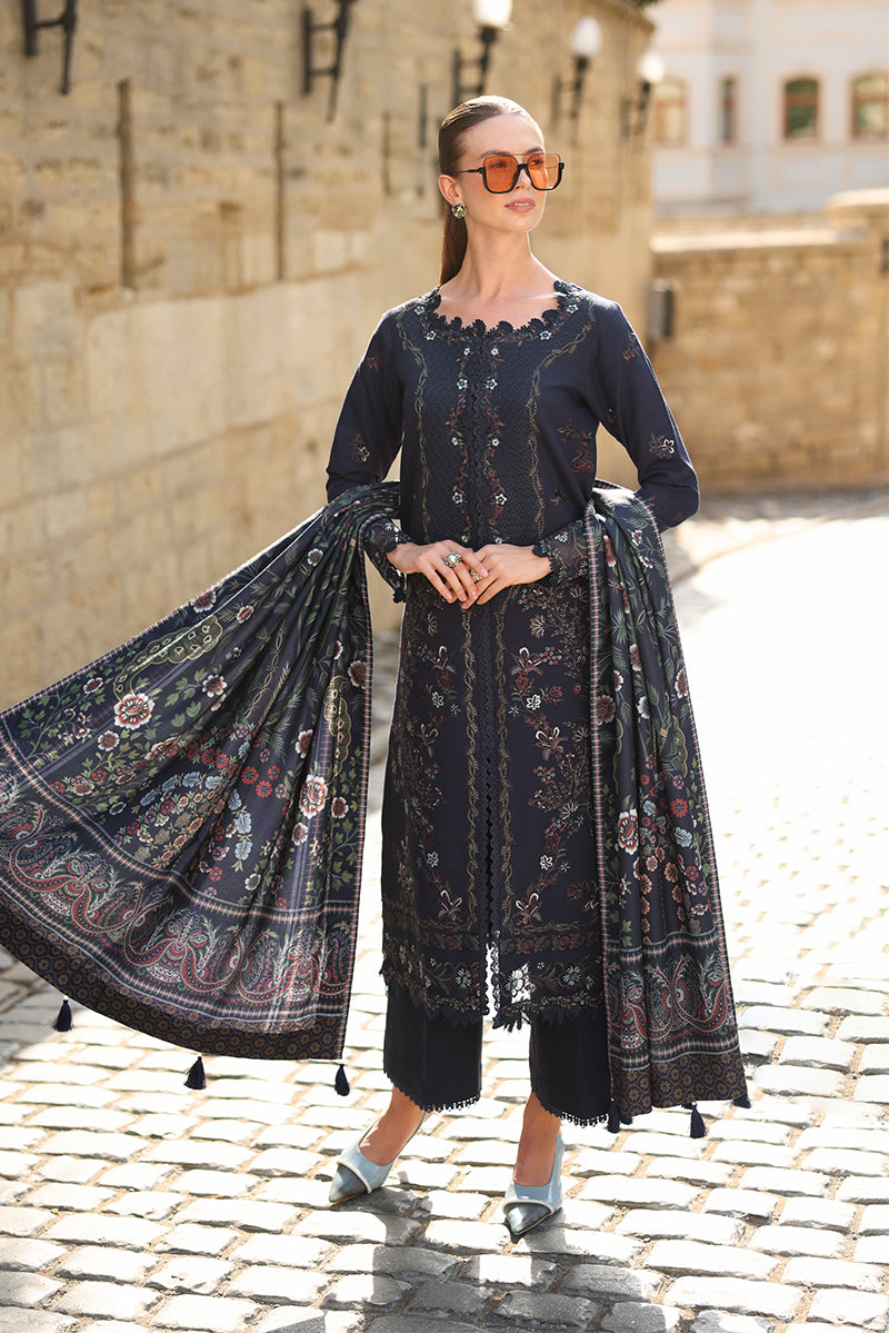 Rangrasiya | Carnation Luxury Shawl Edit | Americano by Rang Rasiya
