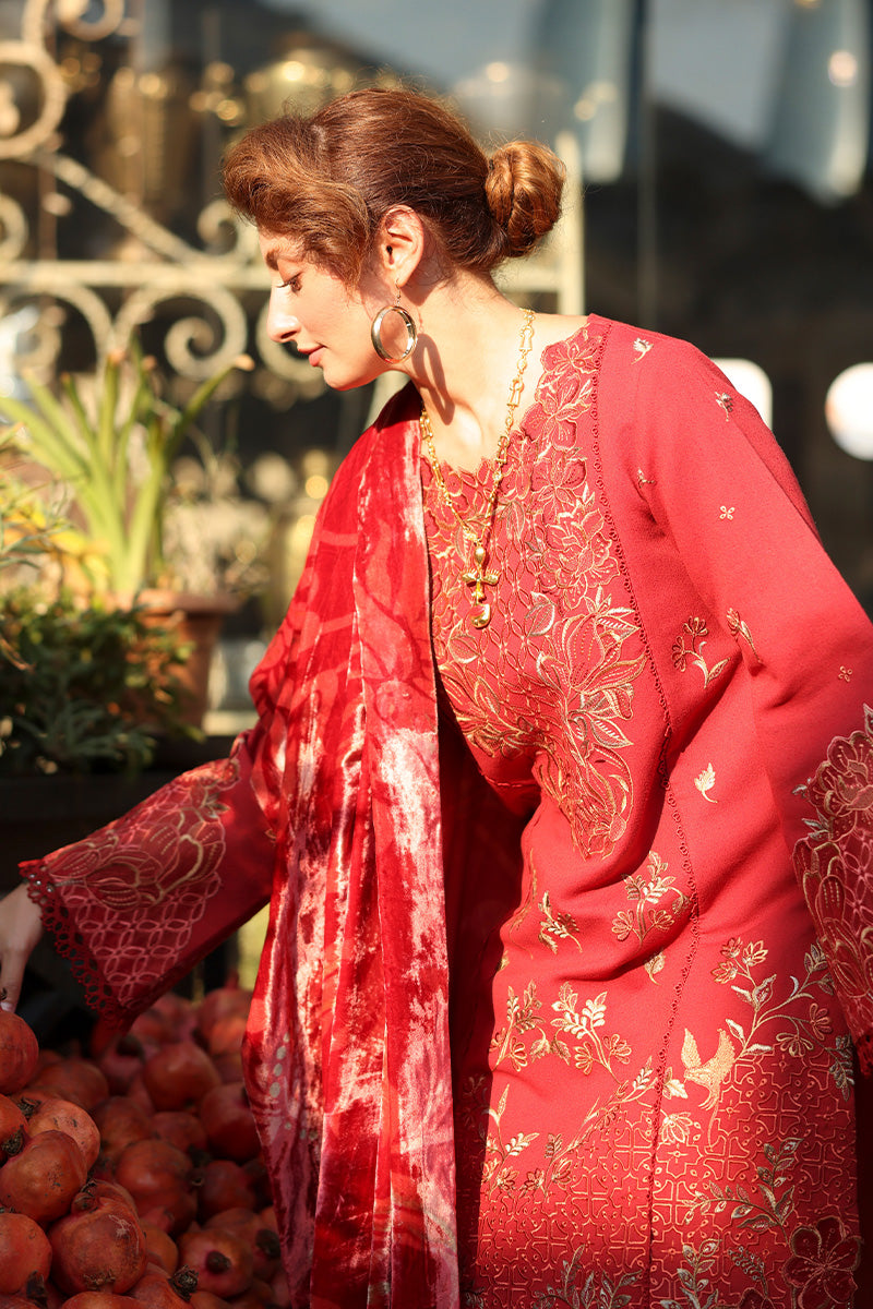 Rangrasiya | Carnation Luxury Shawl Edit | Cold Brew by Rang Rasiya, image 5