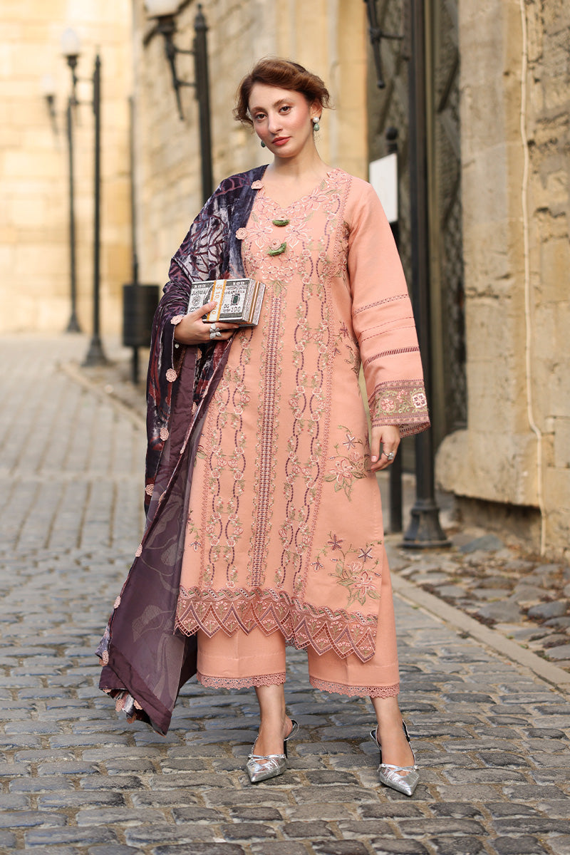 Rangrasiya | Carnation Luxury Shawl Edit | Latte by Rang Rasiya