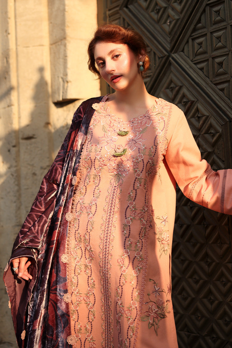 Rangrasiya | Carnation Luxury Shawl Edit | Latte by Rang Rasiya, image 4