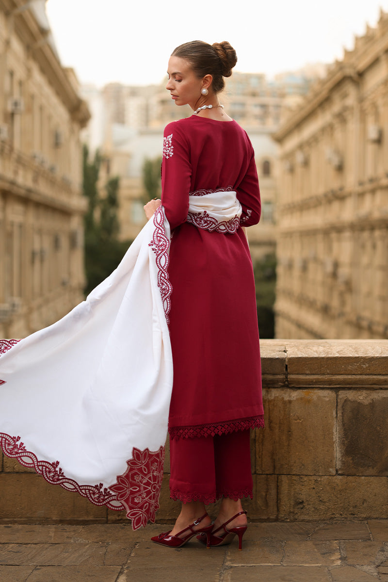 Rangrasiya | Carnation Luxury Shawl Edit | Rose-2