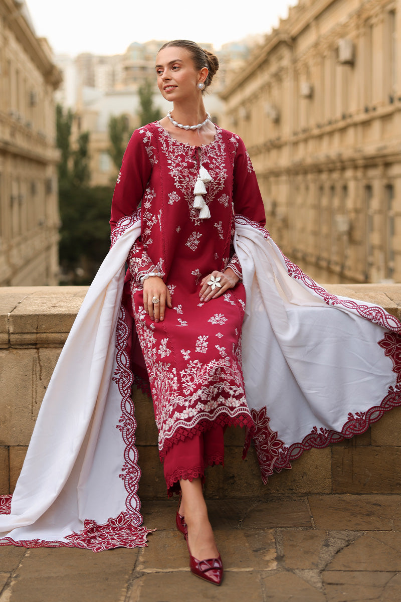 Rangrasiya | Carnation Luxury Shawl Edit | Rose-5